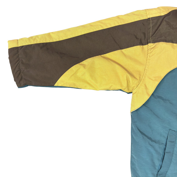 Dickies Teal Colorblock Insulated Full Zip Winter Parka Jacket Size Small - Picture 9 of 16